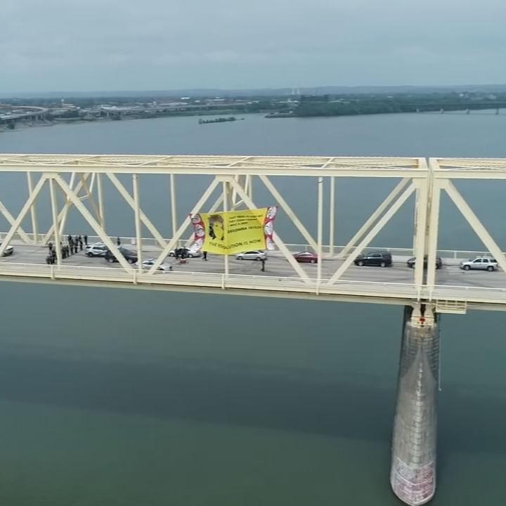 Breonna Taylor banner on 2nd Street Bridge.jpg